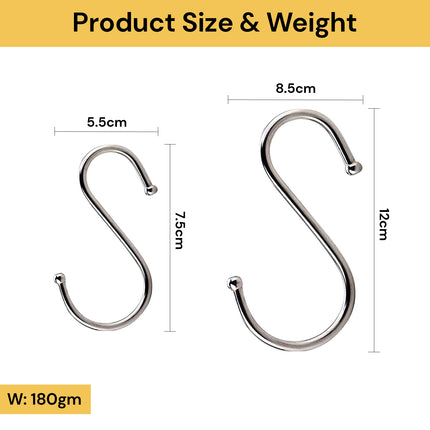 10PCs S Shaped Hooks