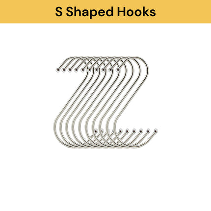 10PCs S Shaped Hooks