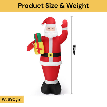 Christmas Santa Claus Decor Inflatable Decoration