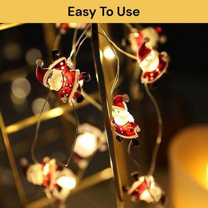 LED Santa Claus String Light