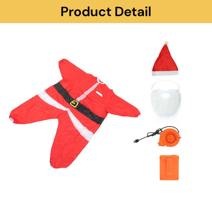 Inflatable Christmas Santa Claus Suit