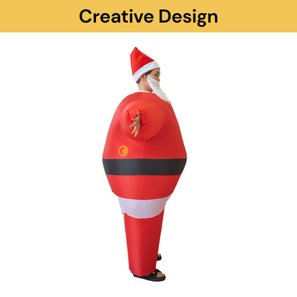 Inflatable Christmas Santa Claus Suit