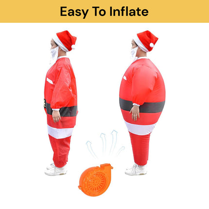 Inflatable Christmas Santa Claus Suit