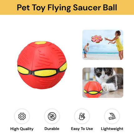 Pet Toy Flying Saucer Ball