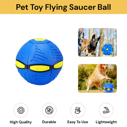 Pet Toy Flying Saucer Ball