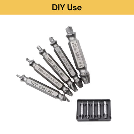 5PCs Screws Extractor Set