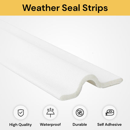 2PCs Weather Seal Strips