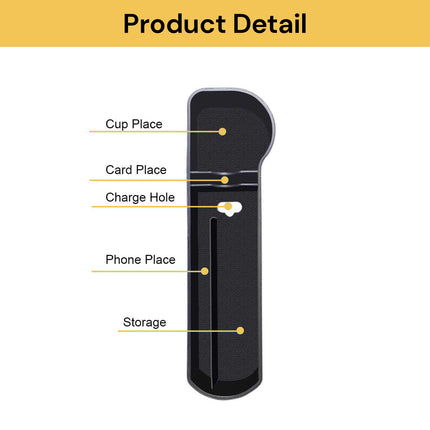 2PCs Car Seat Gap Storage Organizer