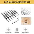 Self-Centering Drill Bit Set