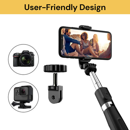 Wireless Bluetooth Selfie Stick And Tripod