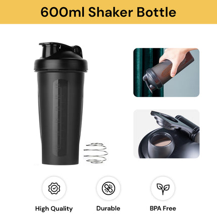 600ml Shaker Bottle