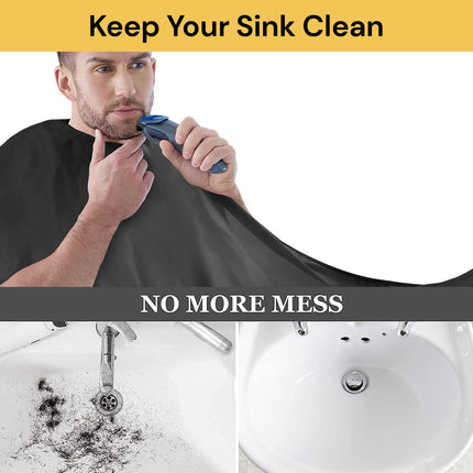 Men Beard Shaving Apron Shaving Catcher