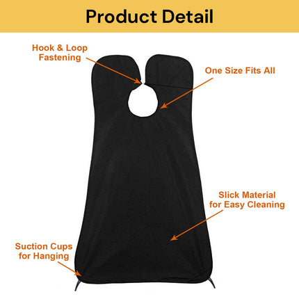 Men Beard Shaving Apron Shaving Catcher