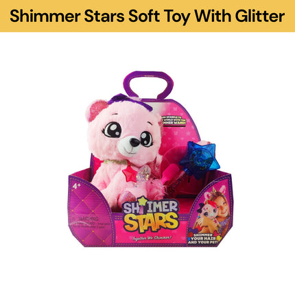 Shimmer Stars Soft Toy With Glitter