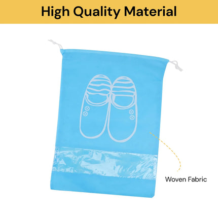 UPTO 30PCS Shoe Storage Bag Organizer Dustproof Travel Carry Case for Shoes Heels Boots Closet Wardrobe Protection Reusable Storage Pouch