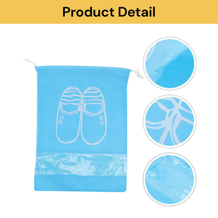 UPTO 30PCS Shoe Storage Bag Organizer Dustproof Travel Carry Case for Shoes Heels Boots Closet Wardrobe Protection Reusable Storage Pouch