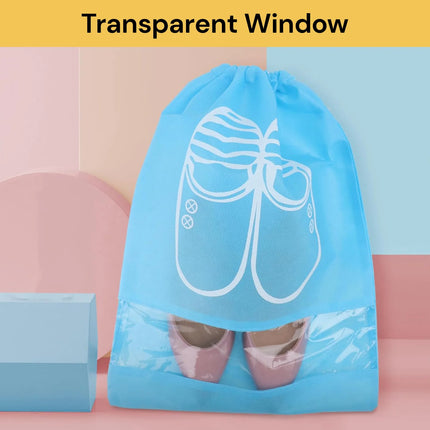 UPTO 30PCS Shoe Storage Bag Organizer Dustproof Travel Carry Case for Shoes Heels Boots Closet Wardrobe Protection Reusable Storage Pouch