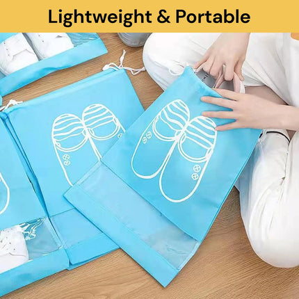 UPTO 30PCS Shoe Storage Bag Organizer Dustproof Travel Carry Case for Shoes Heels Boots Closet Wardrobe Protection Reusable Storage Pouch