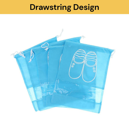 UPTO 30PCS Shoe Storage Bag Organizer Dustproof Travel Carry Case for Shoes Heels Boots Closet Wardrobe Protection Reusable Storage Pouch