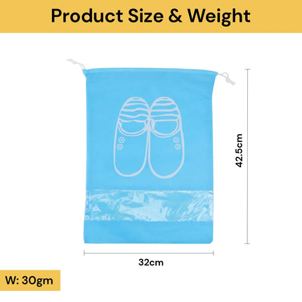 UPTO 30PCS Shoe Storage Bag Organizer Dustproof Travel Carry Case for Shoes Heels Boots Closet Wardrobe Protection Reusable Storage Pouch