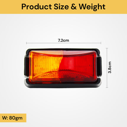 2PCs LED Clearance Side Marker Lights