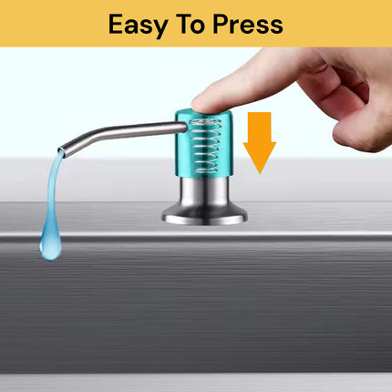 Sink Soap Dispenser - Refillable, Easy Installation