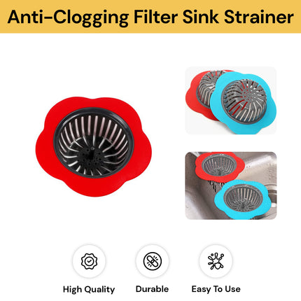 Anti-Clogging Filter Sink Strainer