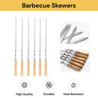 6PCs Barbecue Skewers