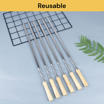 6PCs Barbecue Skewers