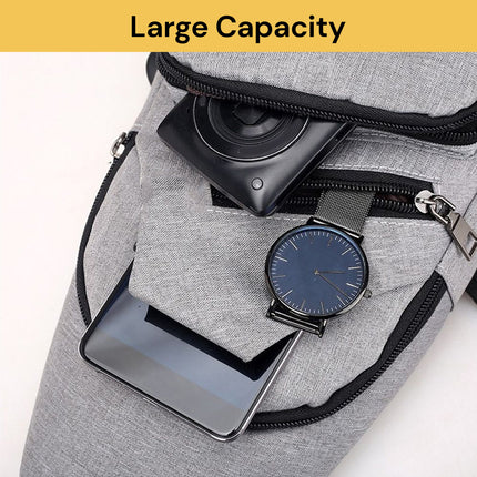 Chest Sling Bag With USB Cable