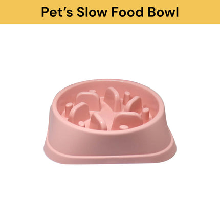 Pet’s Slow Feeding Bowl