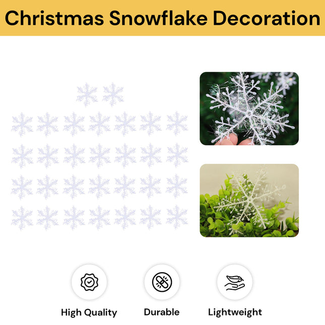 30PCs Christmas Snowflake Decoration