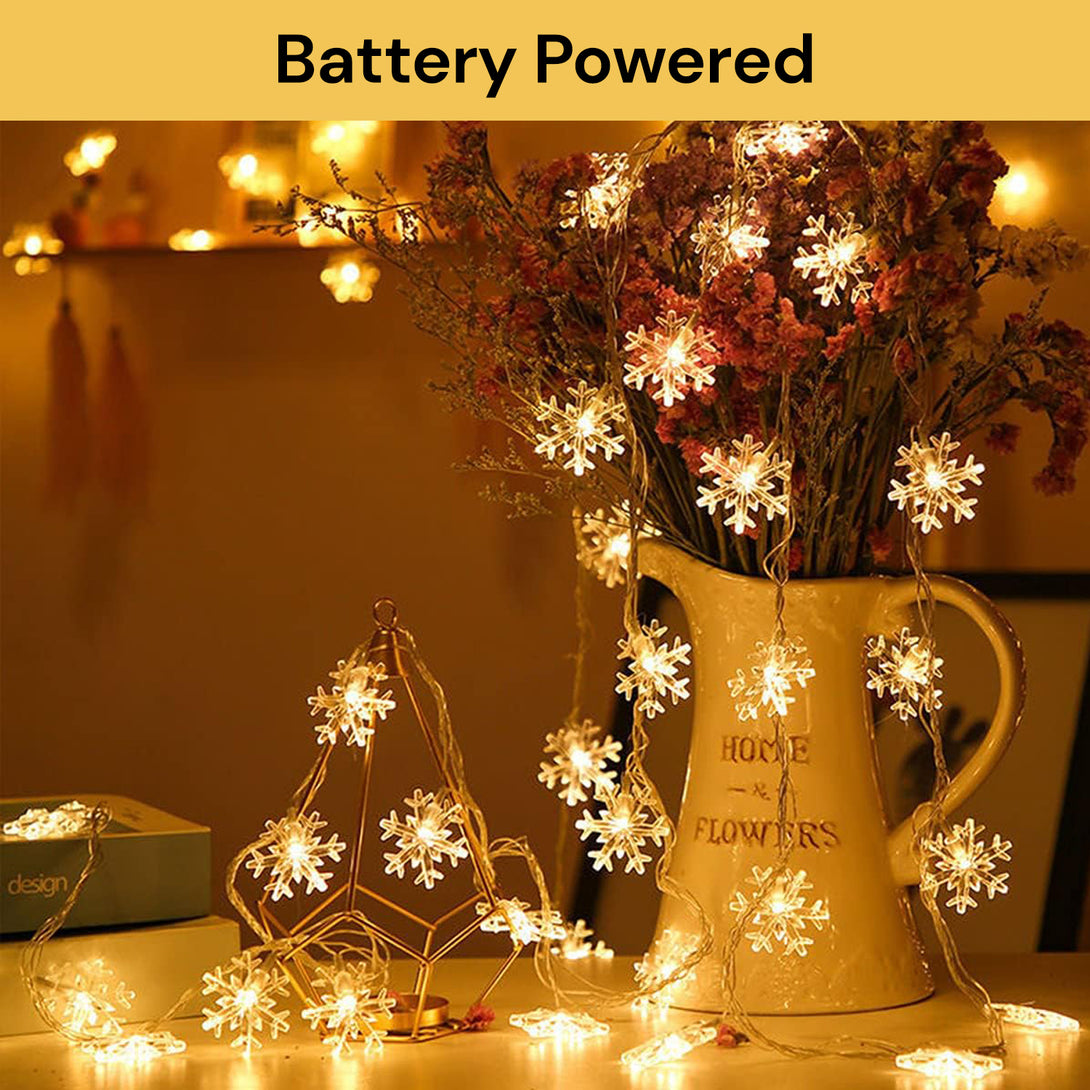 LED Snowflake String Light