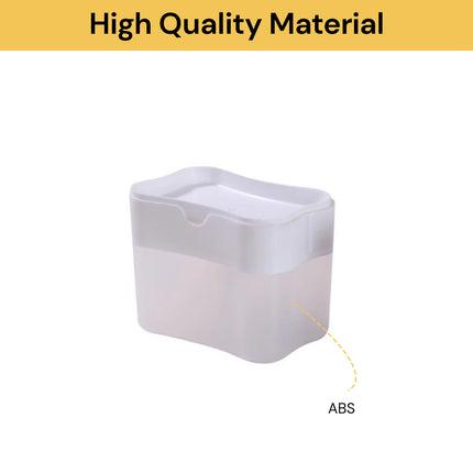 2 In 1 Soap Dispenser With Sponge Holder