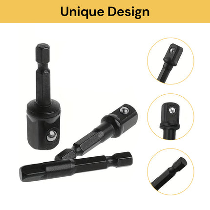 12PCs Drill Socket Adapter And Reducer Set