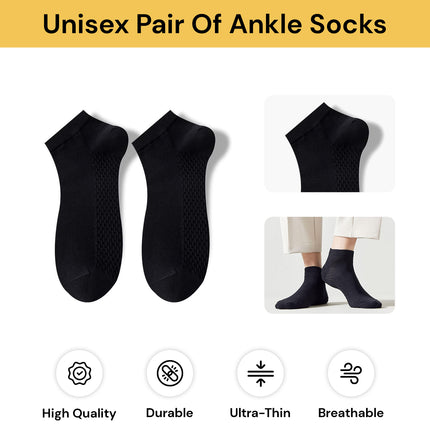 Unisex Pair Of Ankle Socks