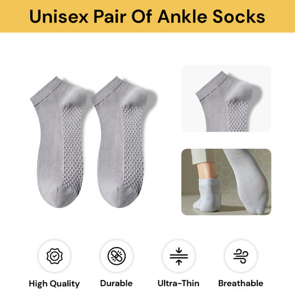 Unisex Pair Of Ankle Socks