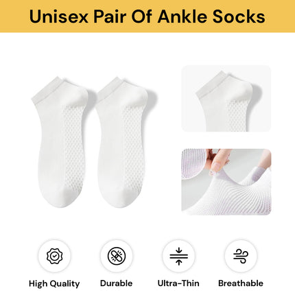 Unisex Pair Of Ankle Socks