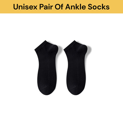 Unisex Pair Of Ankle Socks