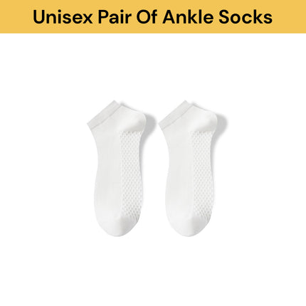 Unisex Pair Of Ankle Socks