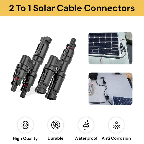 2 To 1 Solar Cable Connectors