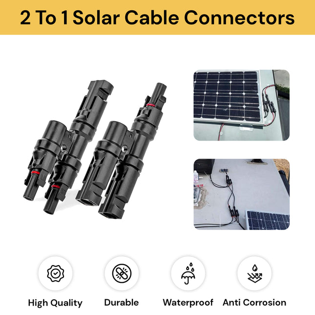 2 To 1 Solar Cable Connectors