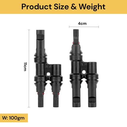 2 To 1 Solar Cable Connectors