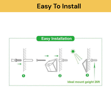 208LEDs Motion Sensor Solar Light