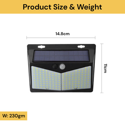 208LEDs Motion Sensor Solar Light