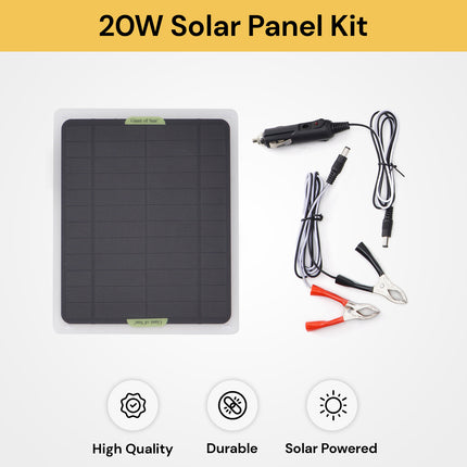 20W Solar Panel Kit