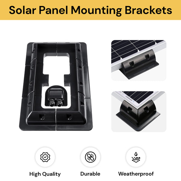 7PCs Solar Panel Corner Mounting Bracket Kit