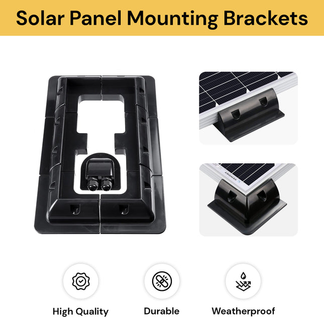 7PCs Solar Panel Corner Mounting Bracket Kit