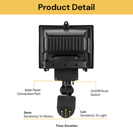 120 LEDs Solar Security Light