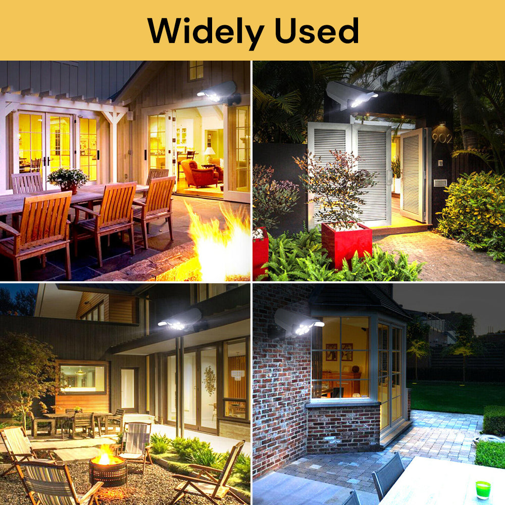 Solar Sensor Light - Motion-Activated, Waterproof, White